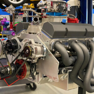 #SBR-101 – ‘67-’69 CAMARO SMALL BLOCK – ‘68-’74 NOVA SMALL BLOCK – SB Race header for stock chassis with front mounted rack & pinion. Also for Smith Racecraft, Martz & Checkered Racing front clips.