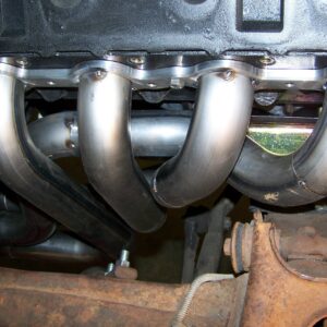 #LSPT-301 – ‘67-’69 CAMARO LS-1 TO LS-7 – ‘68-’74 NOVA LS-1 TO LS-7 – LS Pro Tour header for Detroit Speed & Engineering chassis. Also for Chris Alston’s Chassisworks front clip and for a stock chassis with rack & pinion steering