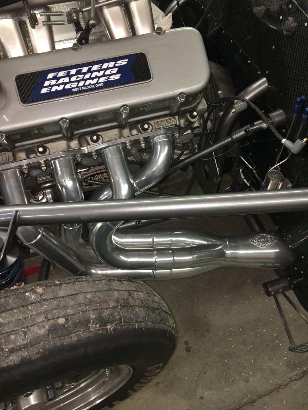 Pro Stock BB Race Header - BBR-580 - 2 ¼ x 2 ⅜ w/ merge collector 