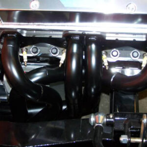 #SBPT-202 – ‘67-’69 CAMARO SMALL BLOCK – ‘68-’74 NOVA SMALL BLOCK – SB Pro Tour header for Detroit Speed & Engineering chassis, Also for Chris Alston’s Chassisworks, Heidt’s, Martz, Smith Racecraft, and Checkered Racing front clips, also stock chassis with rack & pinion